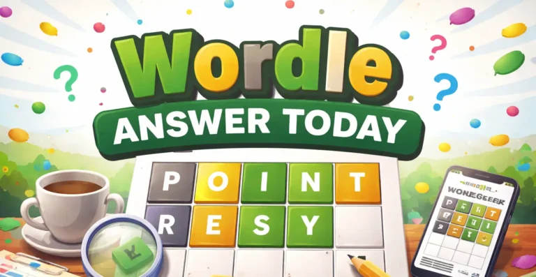 Wordle Answer Today — Monday, 30 March 2026