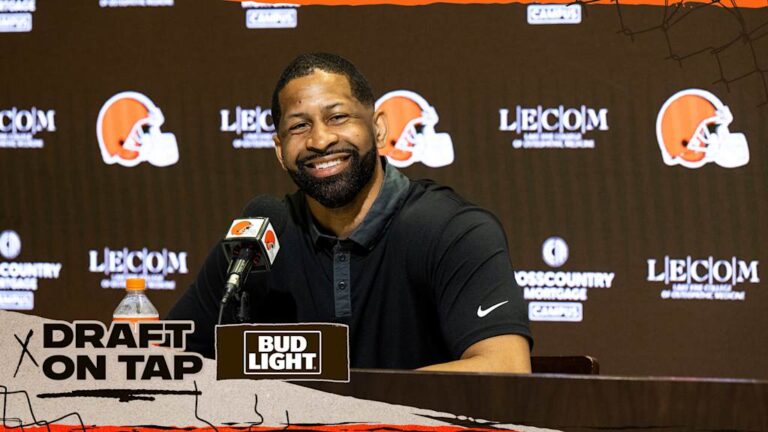 Browns GM Andrew Berry says the team is "maximizing" No. 6 pick
