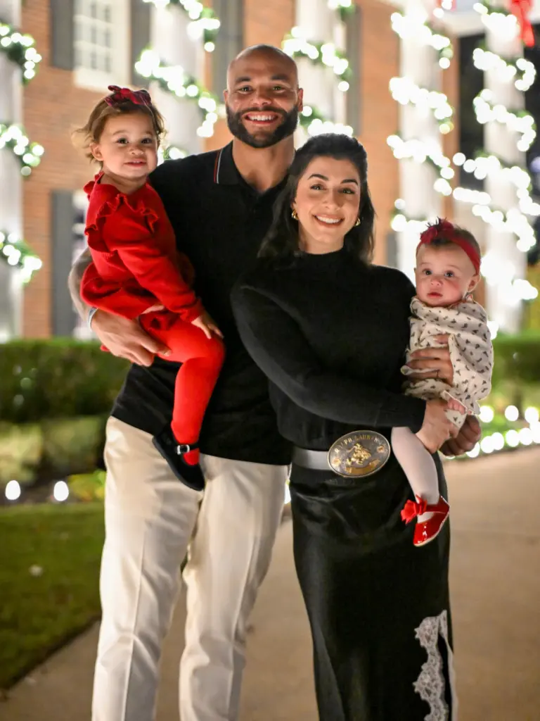 NFL star Dak Prescott and Sarah Jane Ramos reached a temporary custody agreement for their two young daughters, Margaret and Aurora.
sarahjane/Instagram