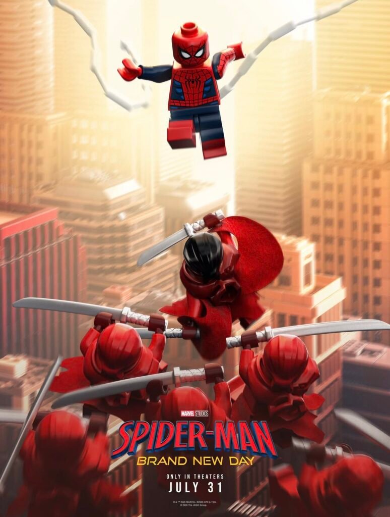 LEGO has released their version of the ‘SPIDER-MAN BRAND NEW DAY’ poster.