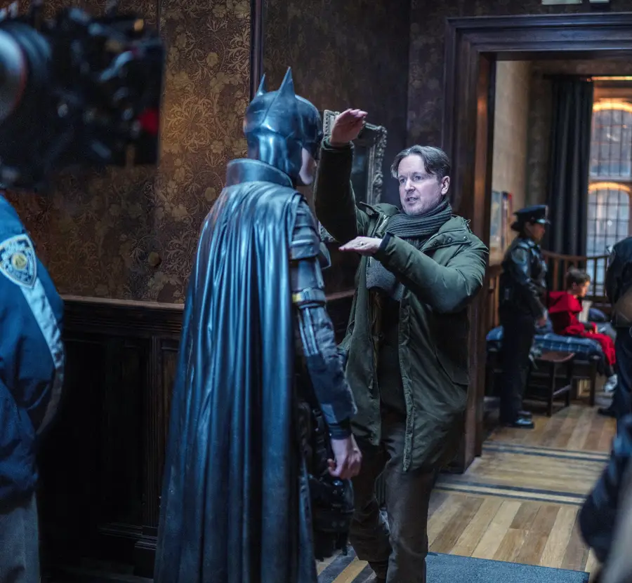 Barry Keoghan at batman set