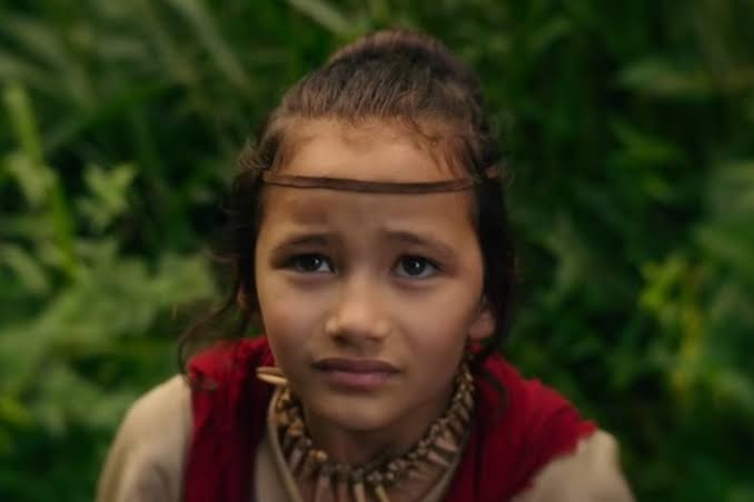 Kaylee Hottle in Godzilla vs. Kong star sceen