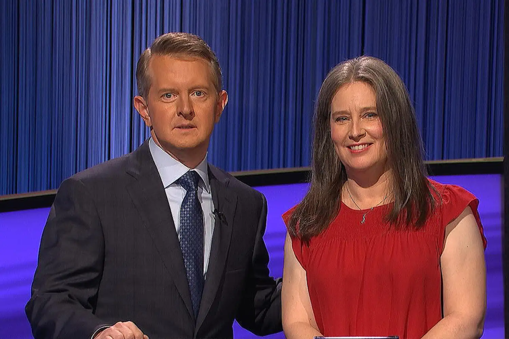 Ken Jennings (left) and Dr. Courtney Shah (right).
cqshah/Instagram
