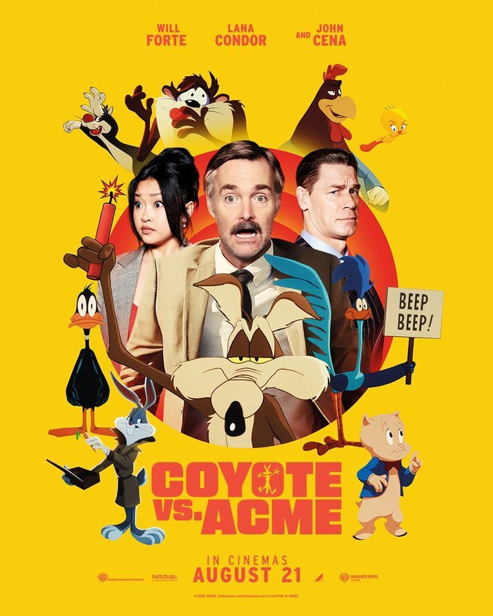 New poster for ‘COYOTE VS ACME’.