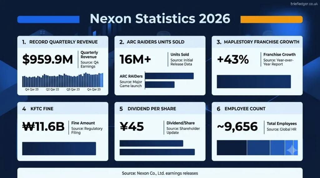 Nexon key statistics 2026 infographic