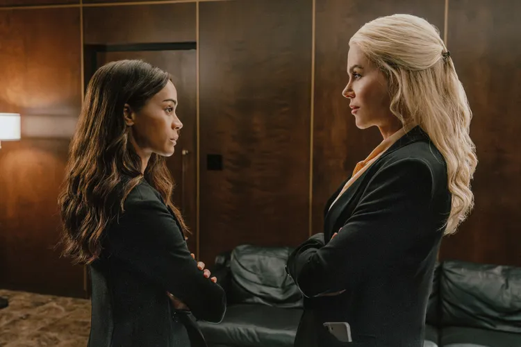 Zoe Saldaña as Joe McNamara and Nicole Kidman as Kaitlyn Meade in ‘Lioness’.
Credit : Ryan Green/Paramount+