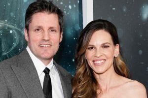 Hilary Swank announces third pregnancy at 52 with glow-stick family video