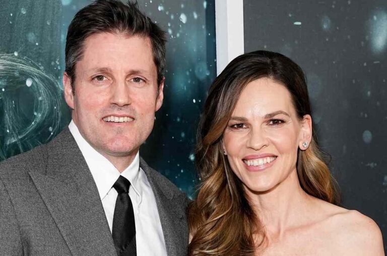 Hilary Swank announces third pregnancy at 52 with glow-stick family video