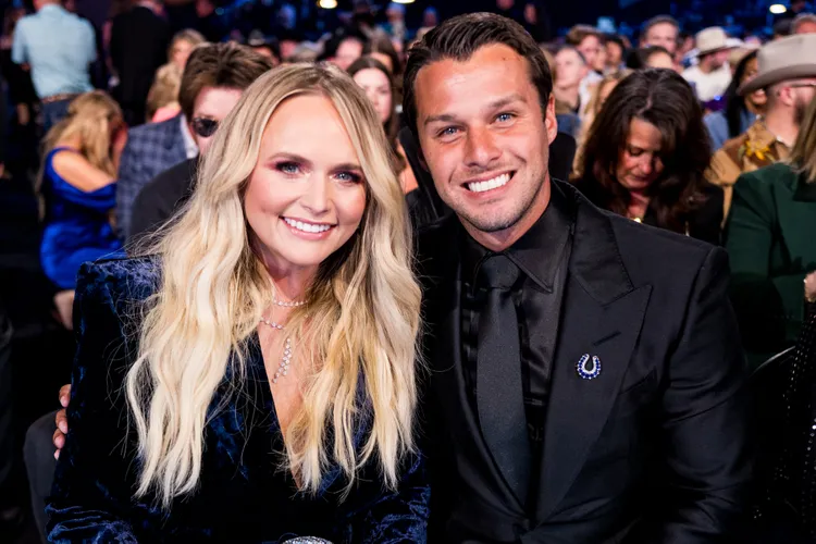 Miranda Lambert and Brendan McLoughlin at the ACM Awards in May 2025. Credit : John Shearer/Getty