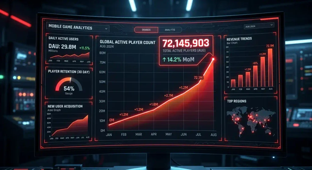 Player Count Chart Visual