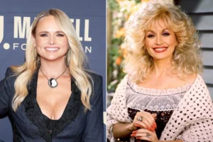 iranda Lambert in September 2024 in New York City; Dolly Parton in Pigeon Forge, Tenn. circa 1995. Credit : Mike Coppola/Getty; Ron Davis/Getty